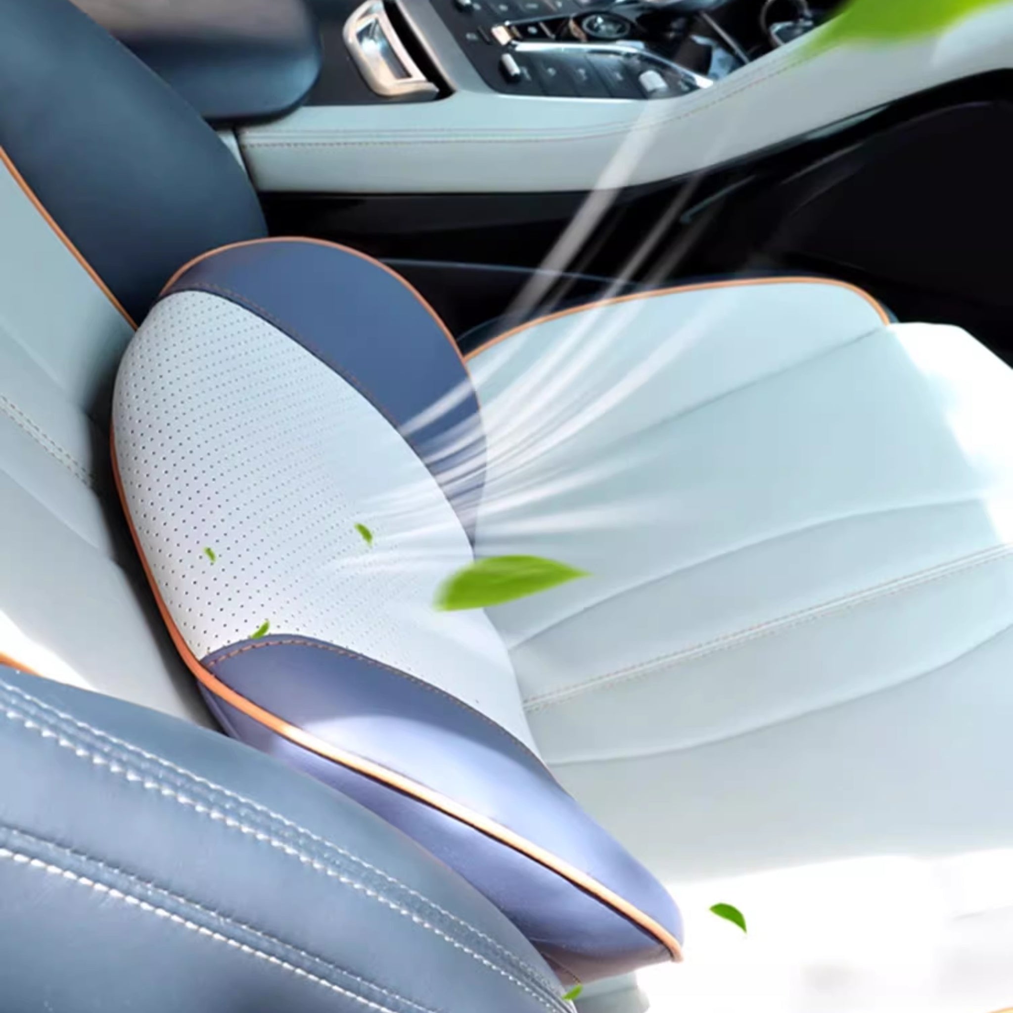 Headrest & Lumbar Pillow Set for BYD (2 Pcs) - Image 3