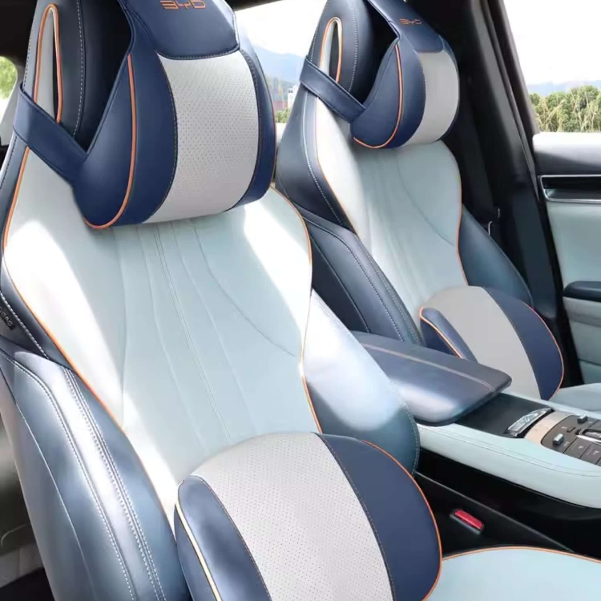 Headrest & Lumbar Pillow Set for BYD (2 Pcs)