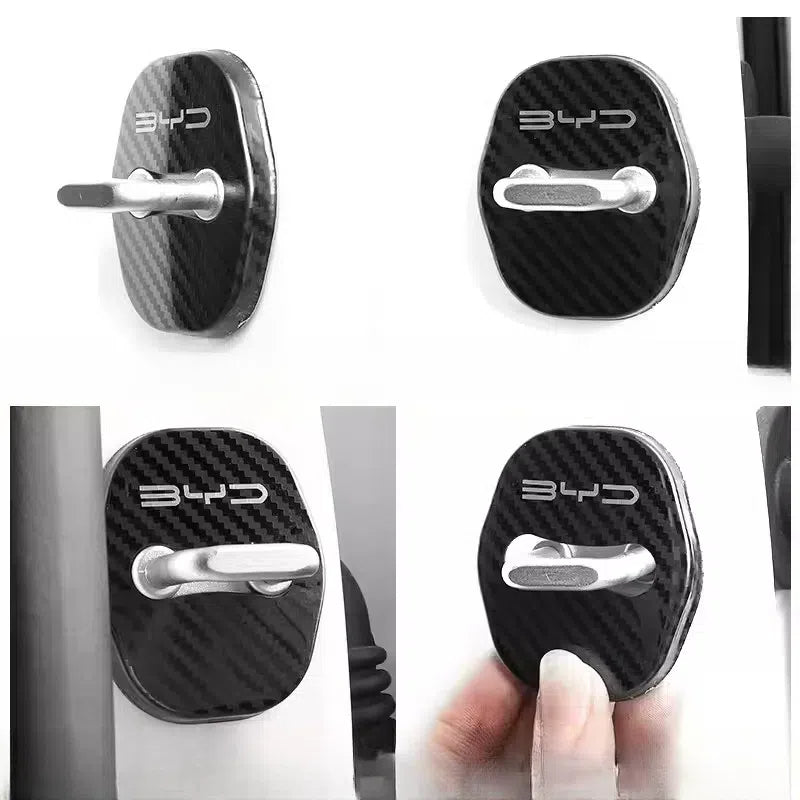 Stainless Steel Door Lock Covers for BYD (4 Pcs) - Image 2