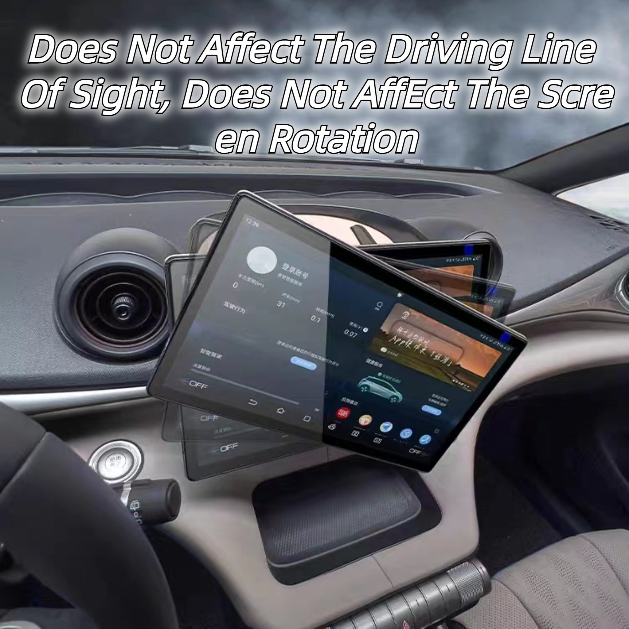 For BYD Dolphin Car Central Control Screen Storage Box Tissue Box