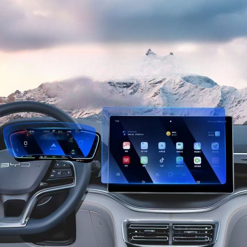 For BYD Navigation Screen Dashboard Screen Tempered Glass Film (4 Pcs) - Image 11