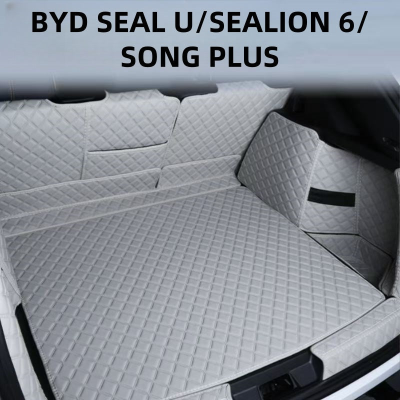 Premium Full-Cover Leather Trunk Mat for BYD Seal U & Sealion 6 - Image 2
