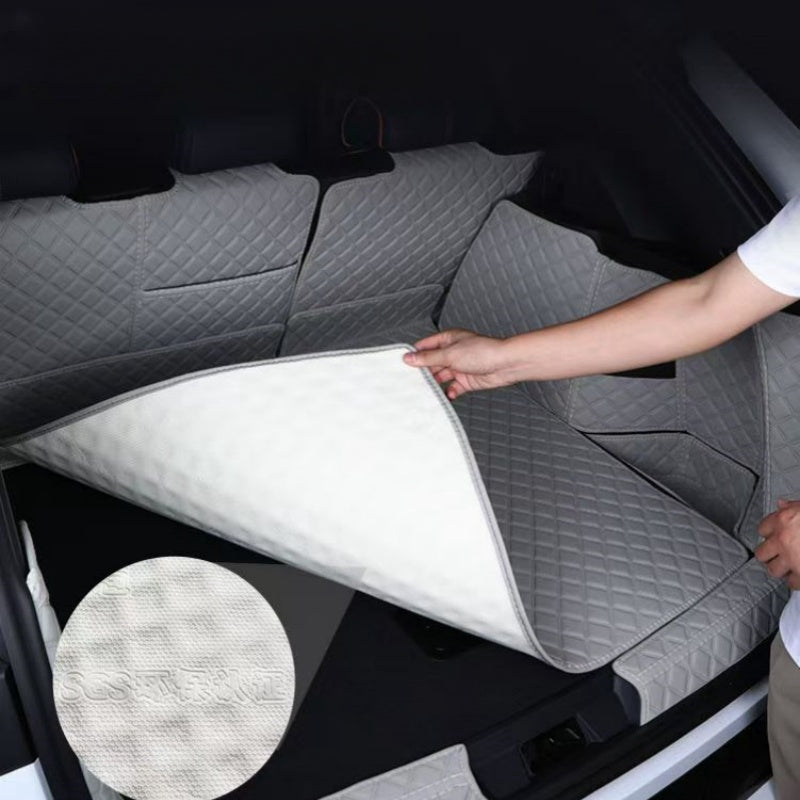 Premium Full-Cover Leather Trunk Mat for BYD Seal U & Sealion 6 - Image 4