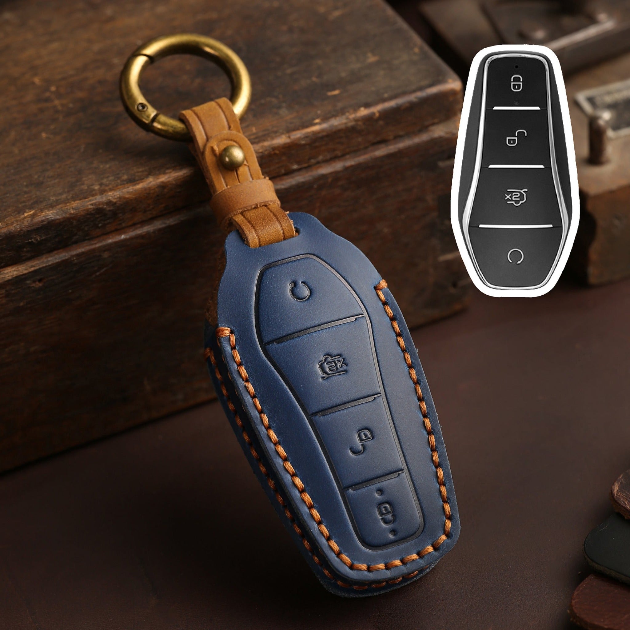 Key Premium Leather Case for BYD - Image 3