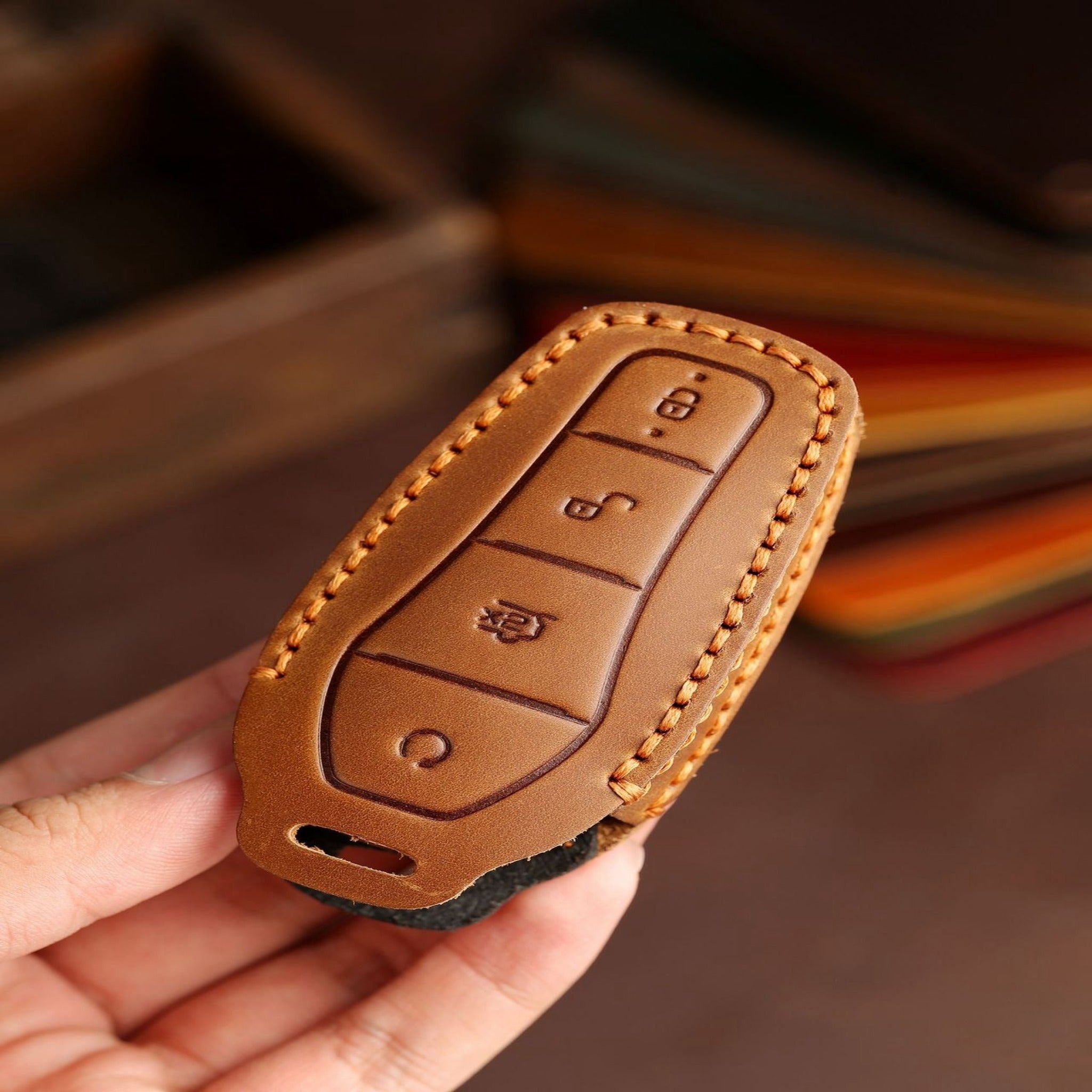 Key Premium Leather Case for BYD - Image 8