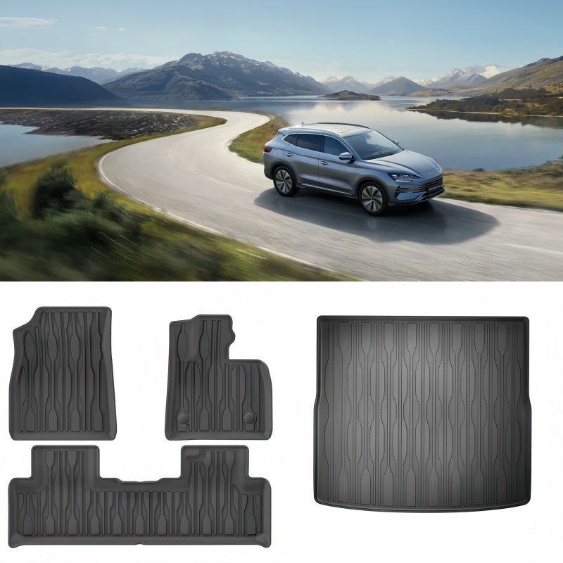 TPE Floor Mats & Trunk Mat for BYD Sealion 6/Seal U - Image 16
