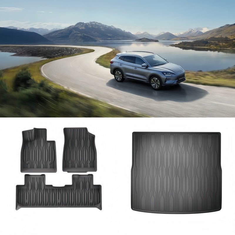 TPE Floor Mats & Trunk Mat for BYD Sealion 6/Seal U - Image 10
