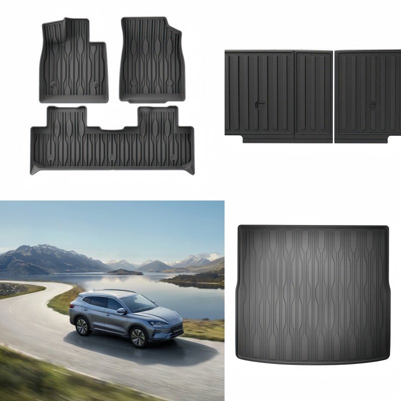 TPE Floor Mats & Trunk Mat for BYD Sealion 6/Seal U - Image 9